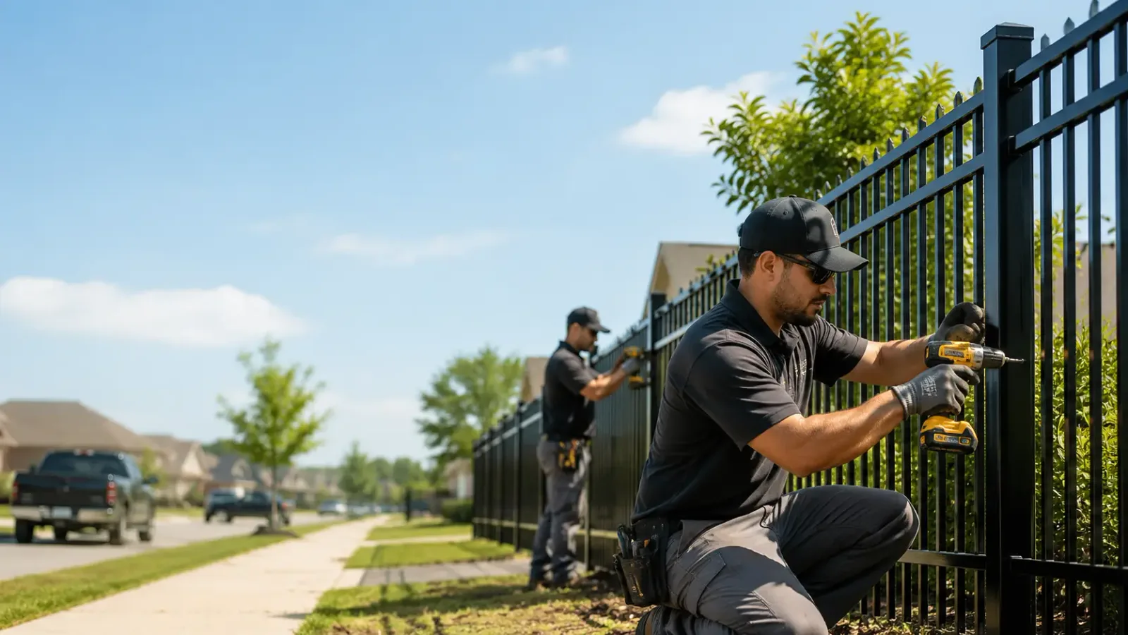 Metal Fence Installation in Roscoe, IL